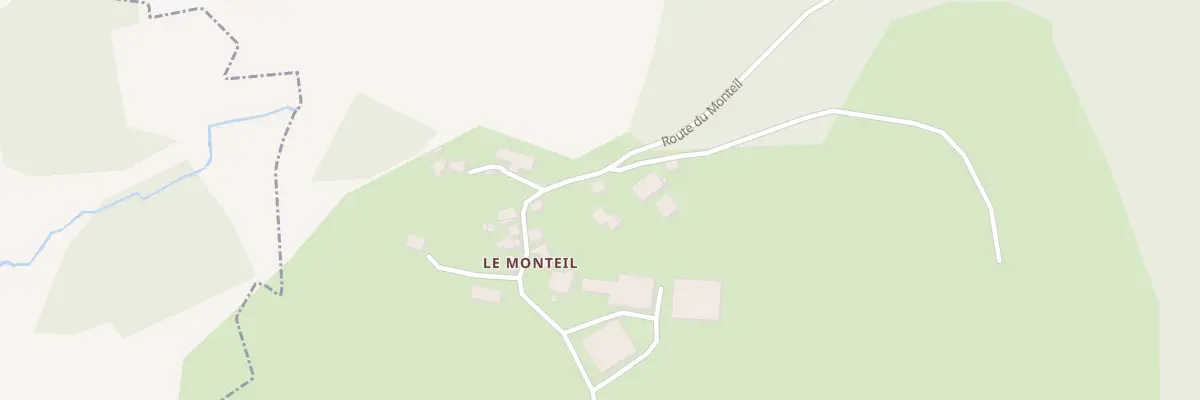 Plan du 5103 Le Monteil à Vitrac-sur-Montane