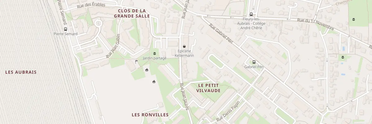 Plan du 30 Rue Jean Jaurès à Fleury-les-Aubrais