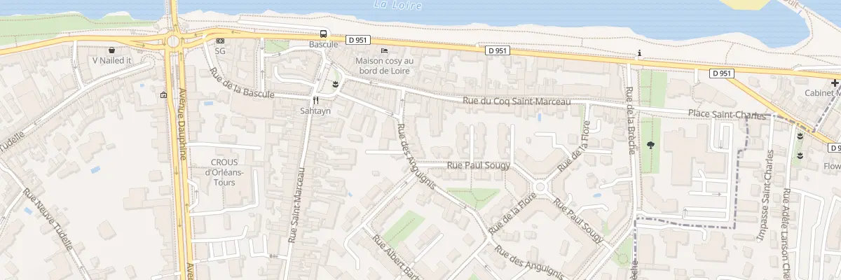 Plan du 9 Rue des Anguignis à Orléans