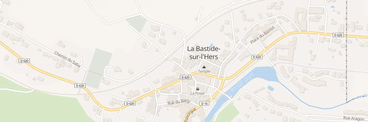 Plan du 2 Rue Saint-roch à La Bastide-sur-l’Hers