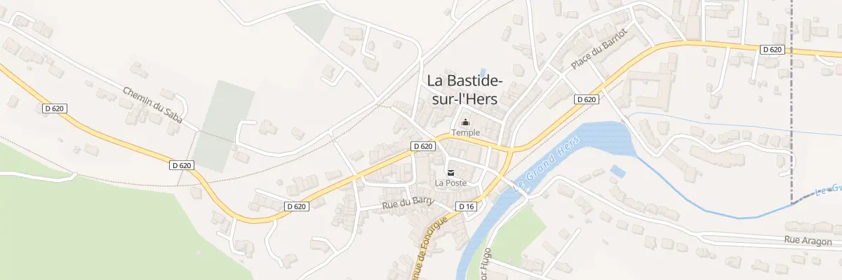 Plan du 8 Av du 11 Novembre 1918 à La Bastide-sur-l’Hers