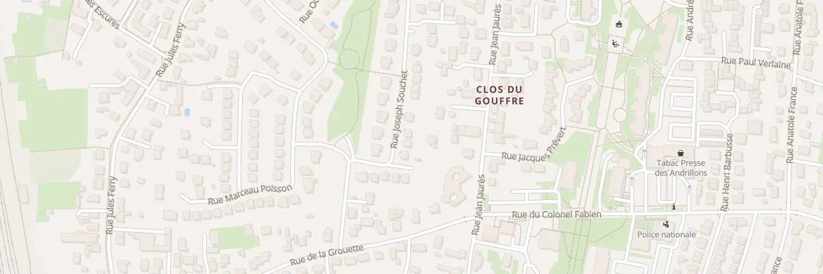 Plan du 16 Rue Joseph Souchet à Fleury-les-Aubrais