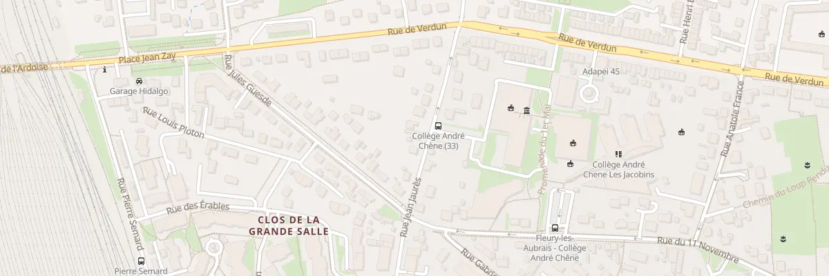 Plan du 53 Rue Jean Jaurès à Fleury-les-Aubrais