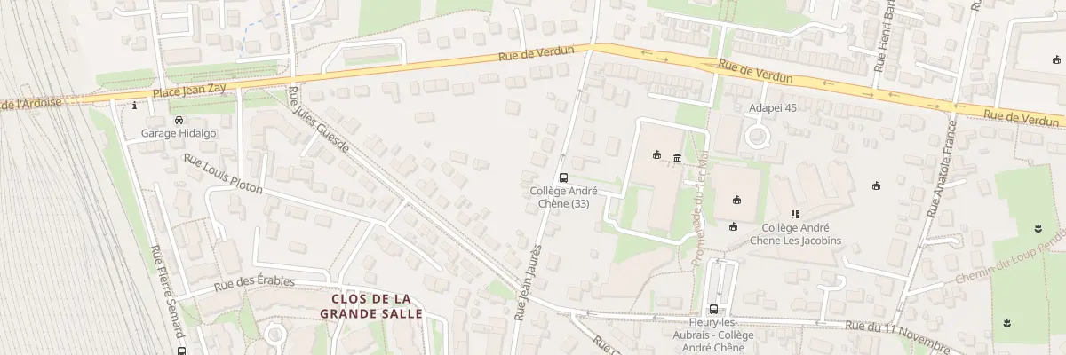 Plan du 53B Rue Jean Jaurès à Fleury-les-Aubrais
