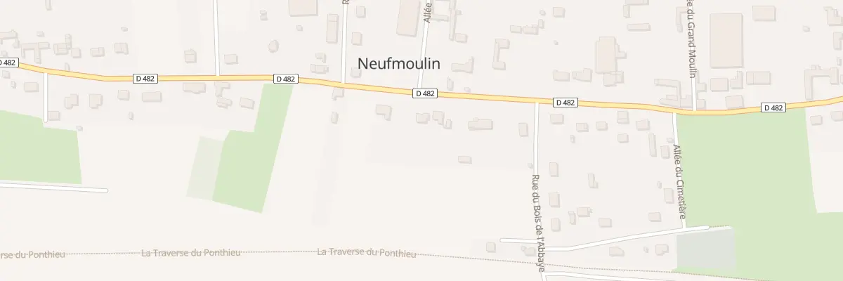 Plan du 111 Grande Voie à Neufmoulin