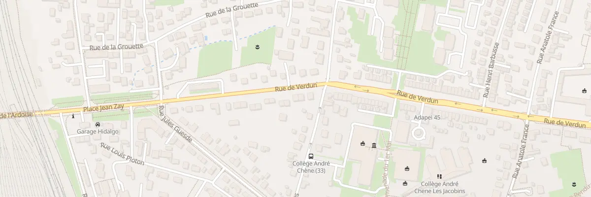 Plan du 91 Rue de Verdun à Fleury-les-Aubrais