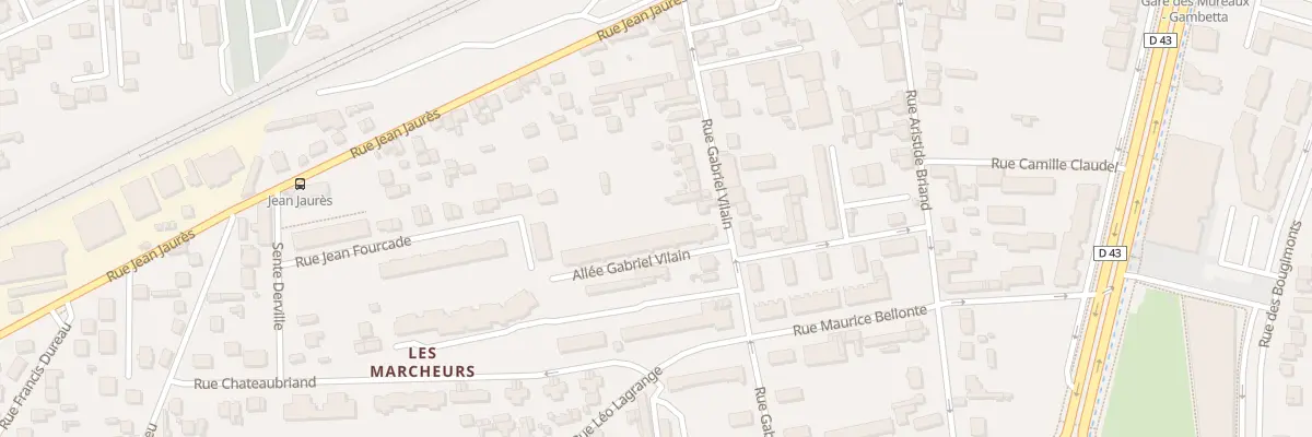 Plan du 30 Rue Gabriel Vilain aux Mureaux