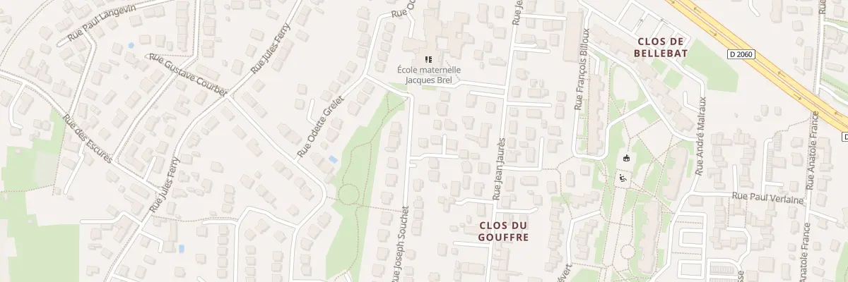 Plan du 34 Rue Joseph Souchet à Fleury-les-Aubrais