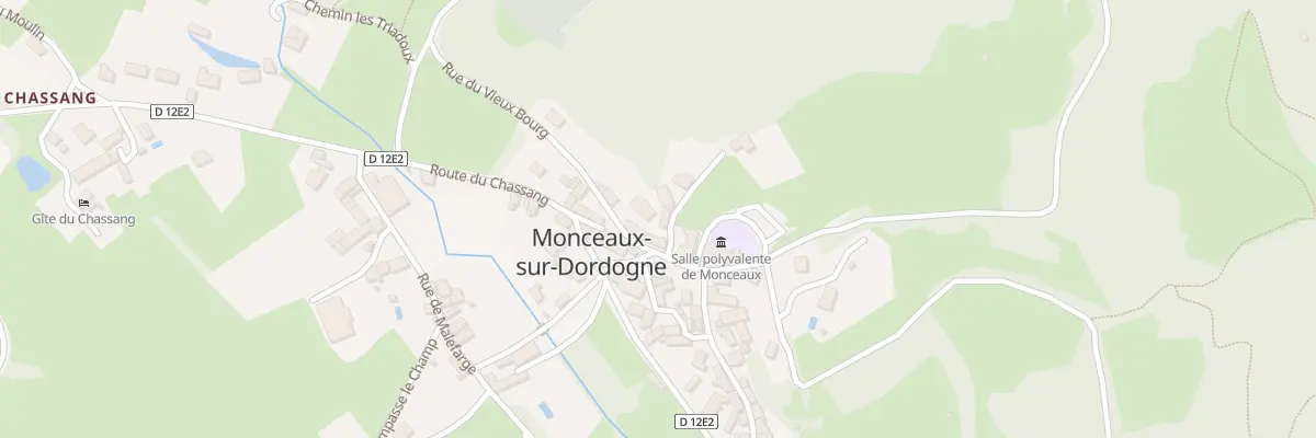 Plan du 5092 Le Bourg à Monceaux-sur-Dordogne