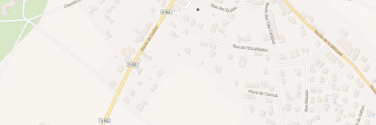 Plan du 6 Rue de l’Escalfadou à Cahuzac-sur-Vère