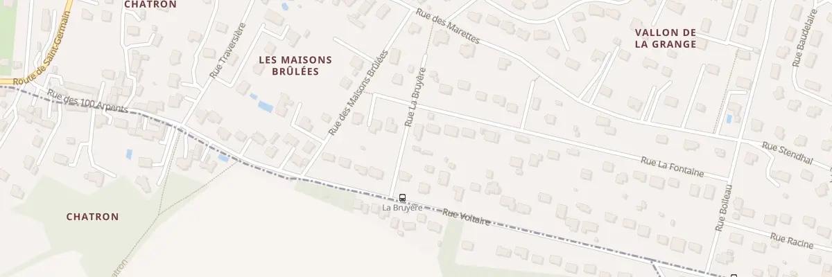 Plan du 4 Rue la Bruyère à Saint-Germain-de-la-Grange