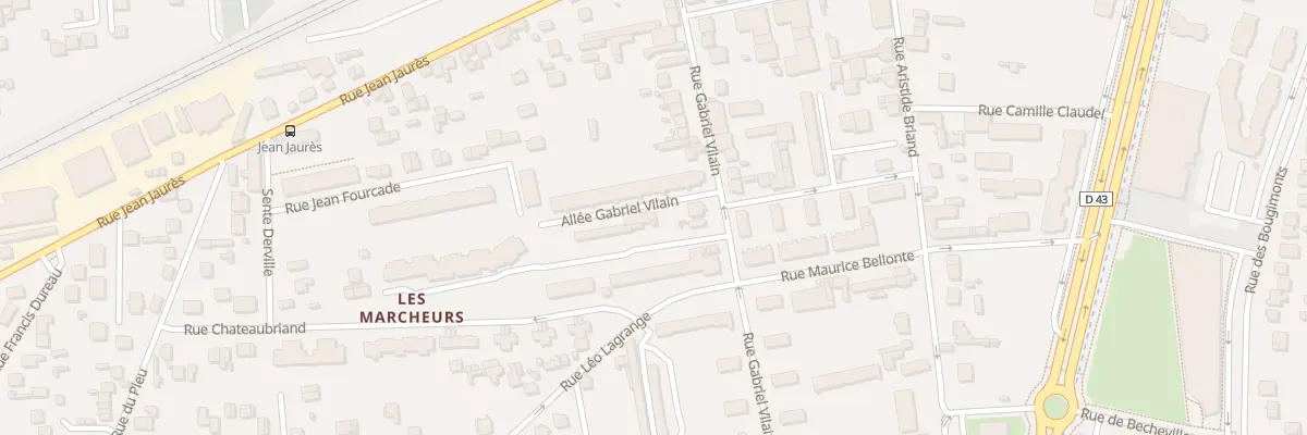 Plan du 34B Rue Gabriel Vilain aux Mureaux