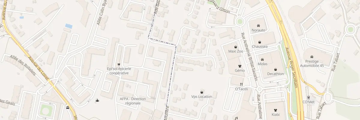 Plan du 49B Rue Basse Mouillère à Orléans