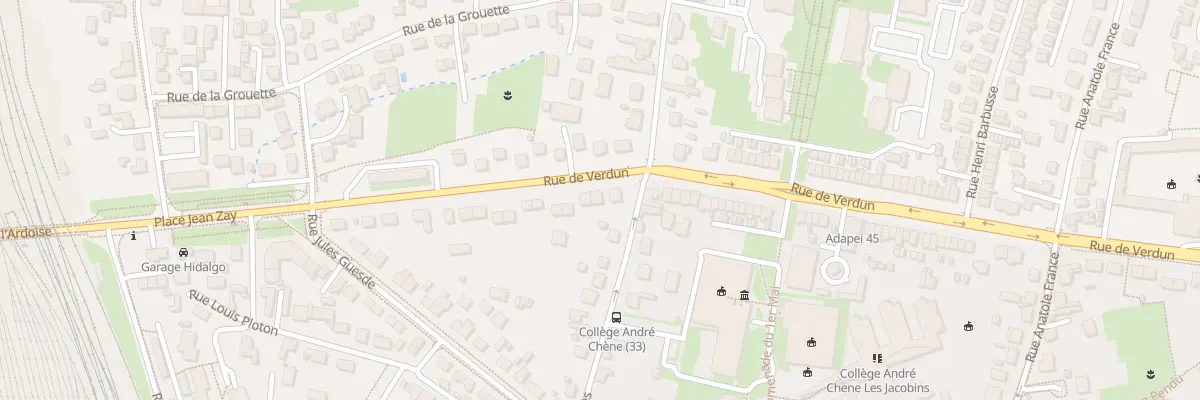 Plan du 89 Rue de Verdun à Fleury-les-Aubrais
