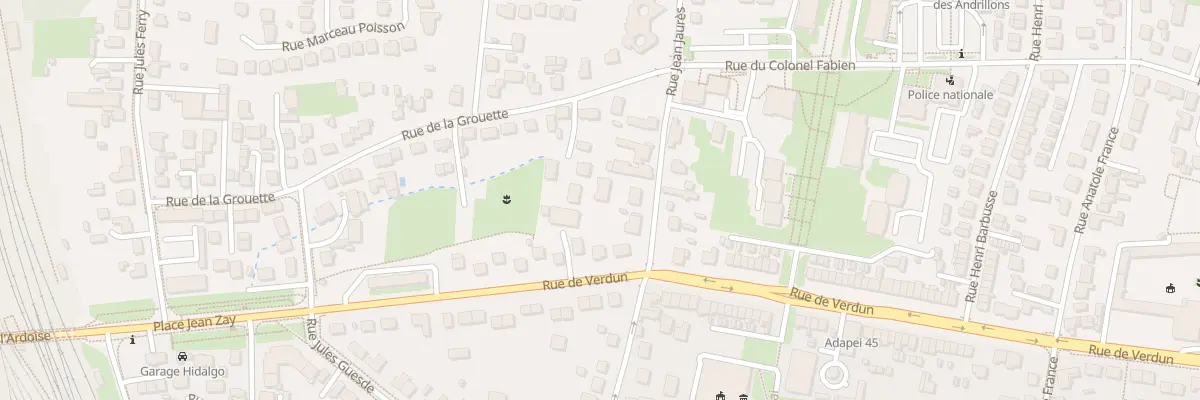 Plan du 69T Rue Jean Jaurès à Fleury-les-Aubrais