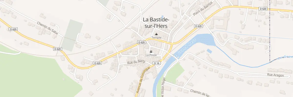 Plan du 15 Pl de la Ville à La Bastide-sur-l’Hers