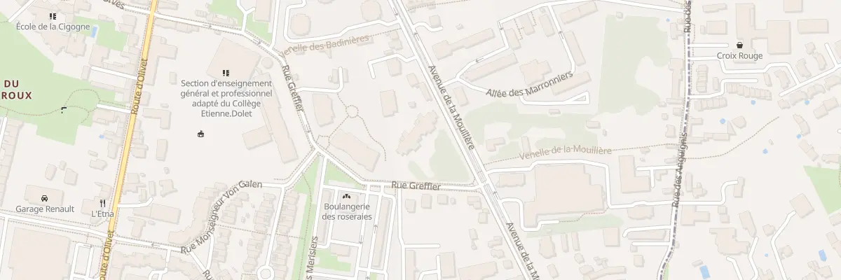 Plan du 44 Av de la Mouillère à Orléans