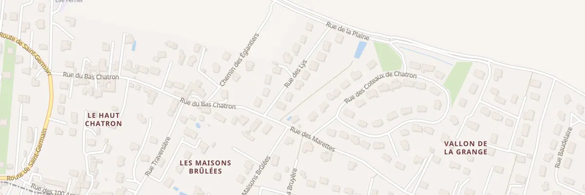Plan du 4 Rue des Lys à Saint-Germain-de-la-Grange