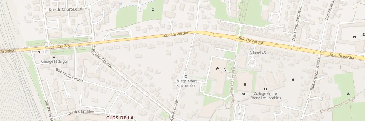 Plan du 59 Rue Jean Jaurès à Fleury-les-Aubrais