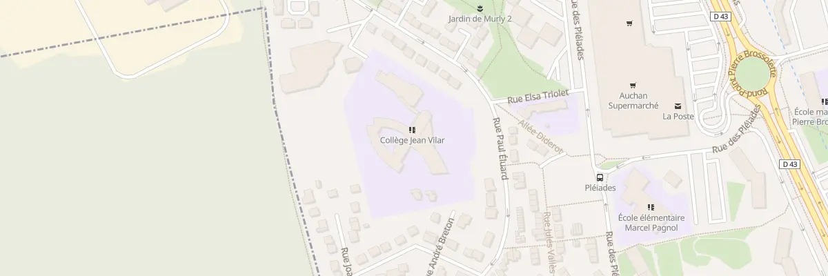 Plan du 45 Rue Paul Eluard aux Mureaux