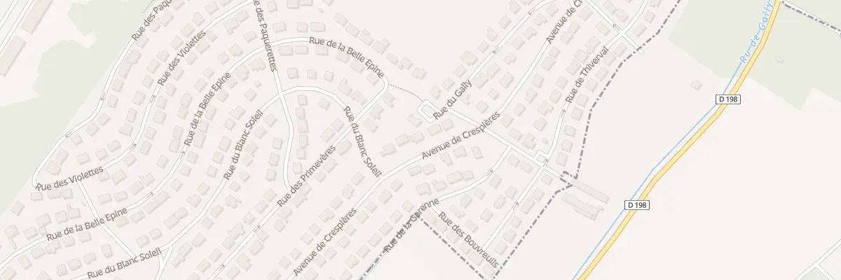 Plan du 43 Av de Crespieres à Beynes