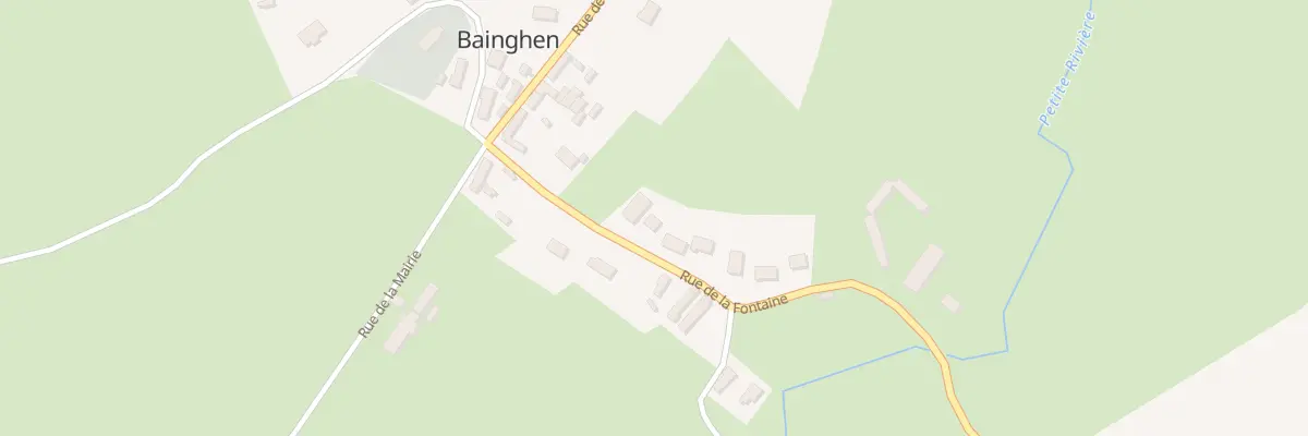 Plan du 13 Rue de la Fontaine à Bainghen