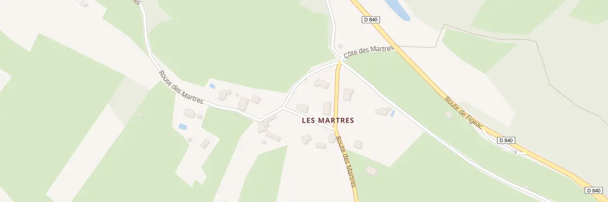 Plan du 600 Rte des Martres au Bourg