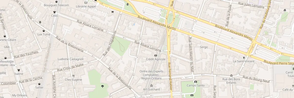 Plan du 15 Rue d’Alsace-Lorraine à Orléans