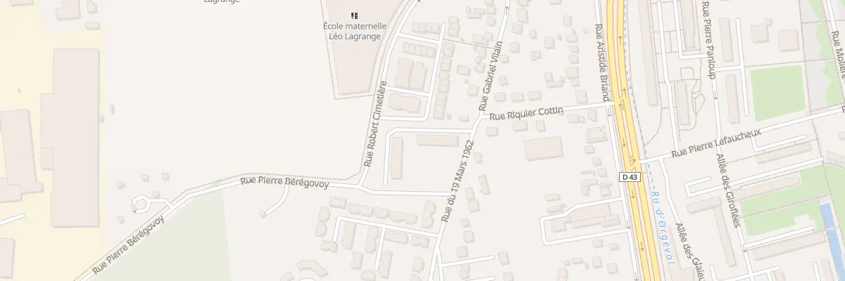 Plan du 110 Rue Gabriel Vilain aux Mureaux