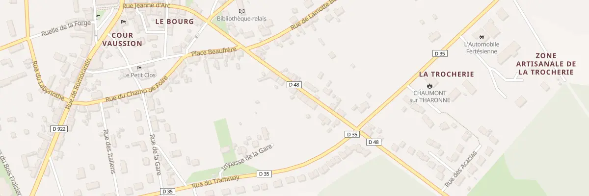 Plan du 12 Rue de Nouan Le Fuzelier à Chaumont-sur-Tharonne