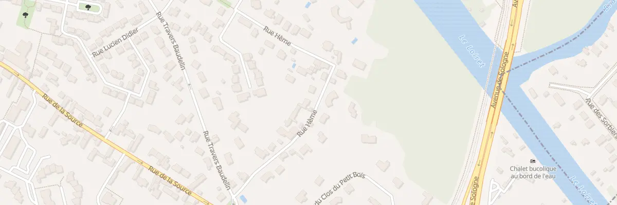 Plan du 838 Rue Heme à Olivet