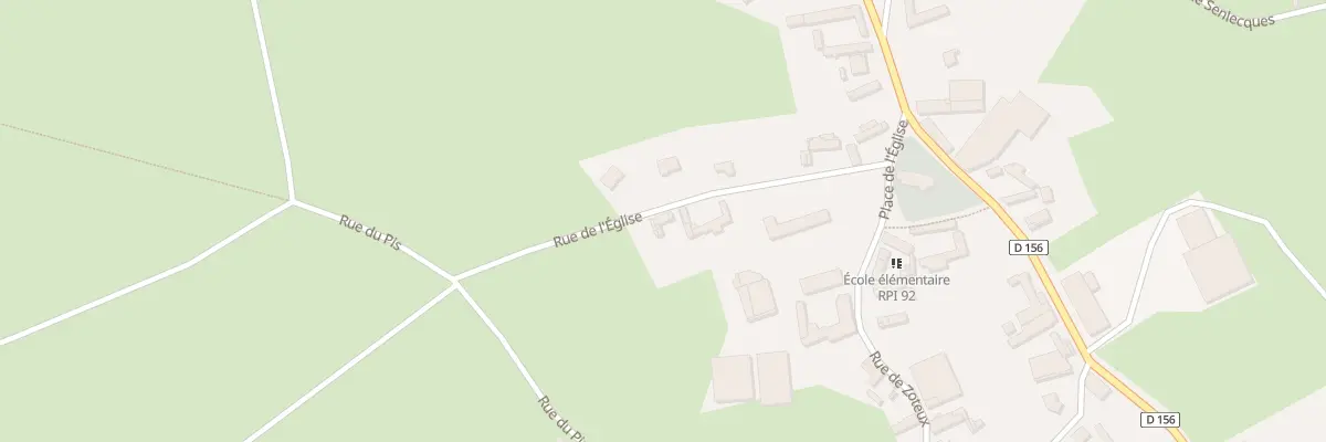 Plan du 5 Rue de l’Eglise à Bécourt