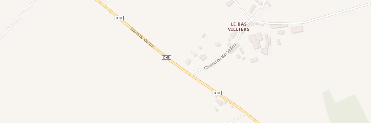 Plan du 1 Che du Bas Villiers à Nohant-en-Graçay