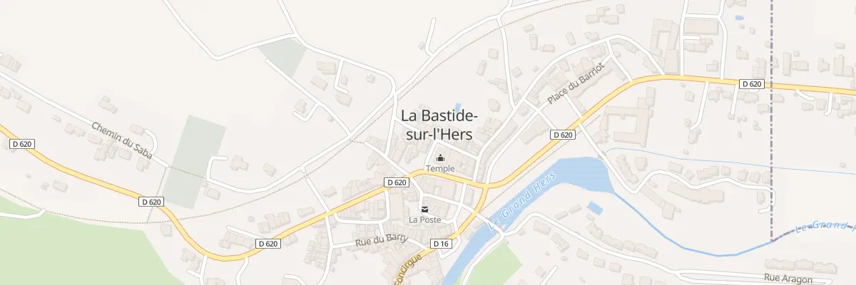 Plan du 15 Pl du Temple à La Bastide-sur-l’Hers