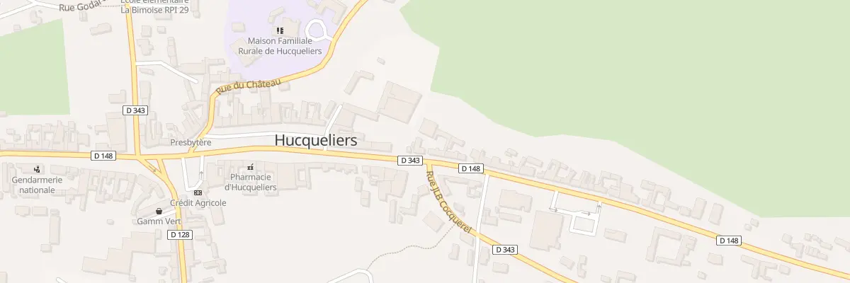 Plan du 7 Rue de la Longeville à Hucqueliers