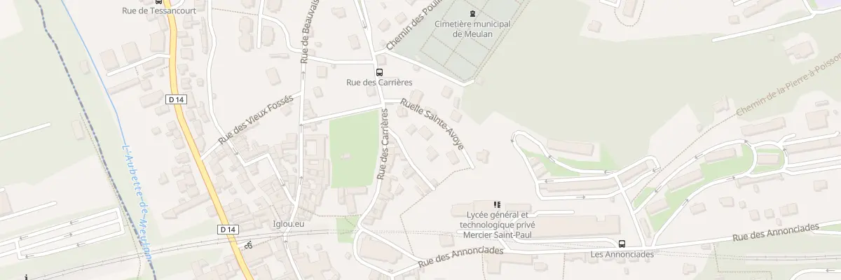 Plan du 3 Rue du Vieux Chateau à Meulan-en-Yvelines