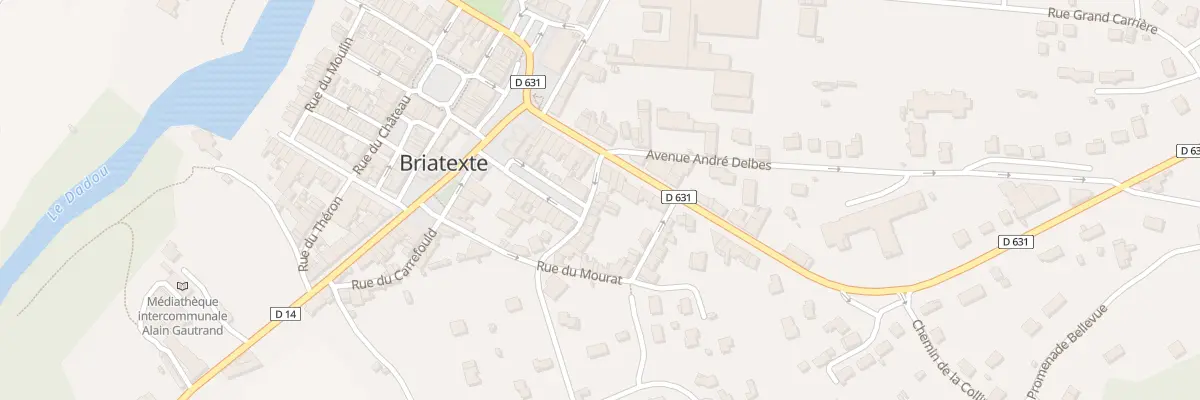 Plan du 1B Rte de Cabanès à Briatexte
