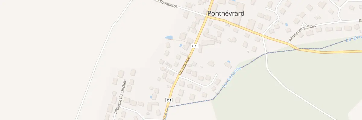 Plan du 50 Gr Grande Rue à Ponthévrard