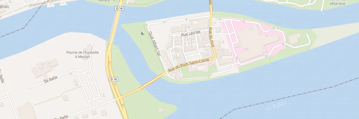 Plan du 8 Rue du Pont Saint-côme à Meulan-en-Yvelines