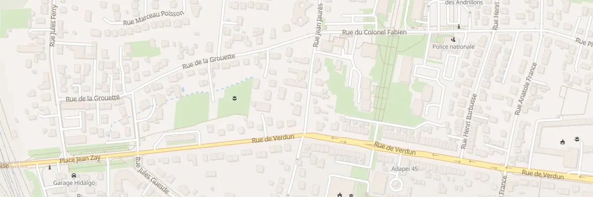 Plan du 69B Rue Jean Jaurès à Fleury-les-Aubrais