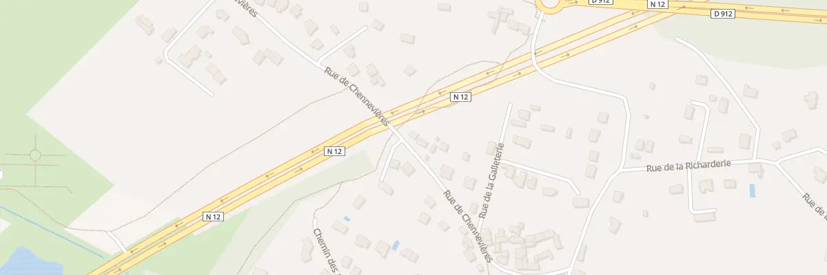 Plan du 15 Rue de Chennevières à Jouars-Pontchartrain