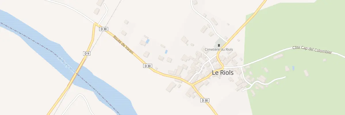 Plan du 92 Rte de Varen au Riols