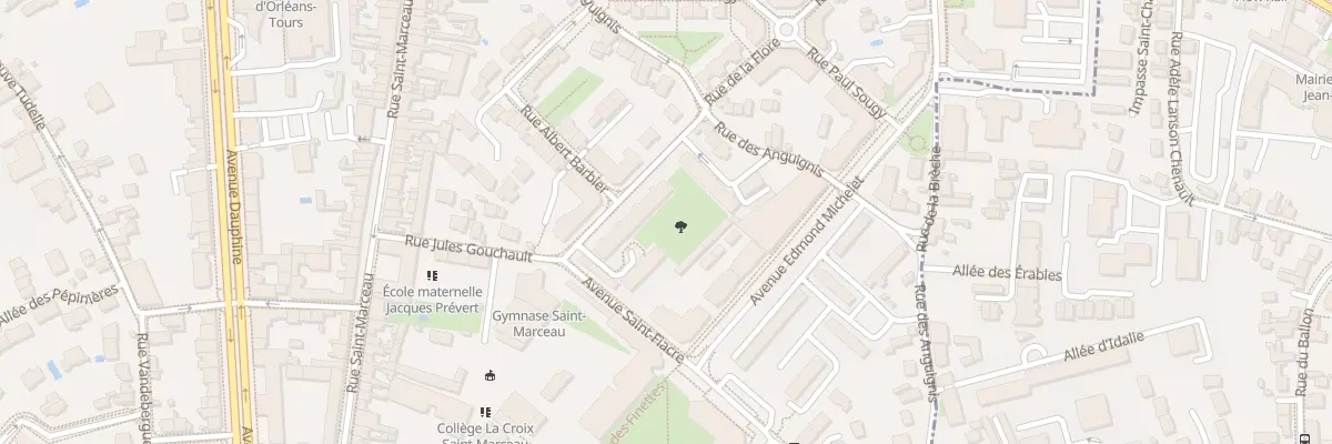 Plan du 3 Rue Saint-Fiacre à Orléans