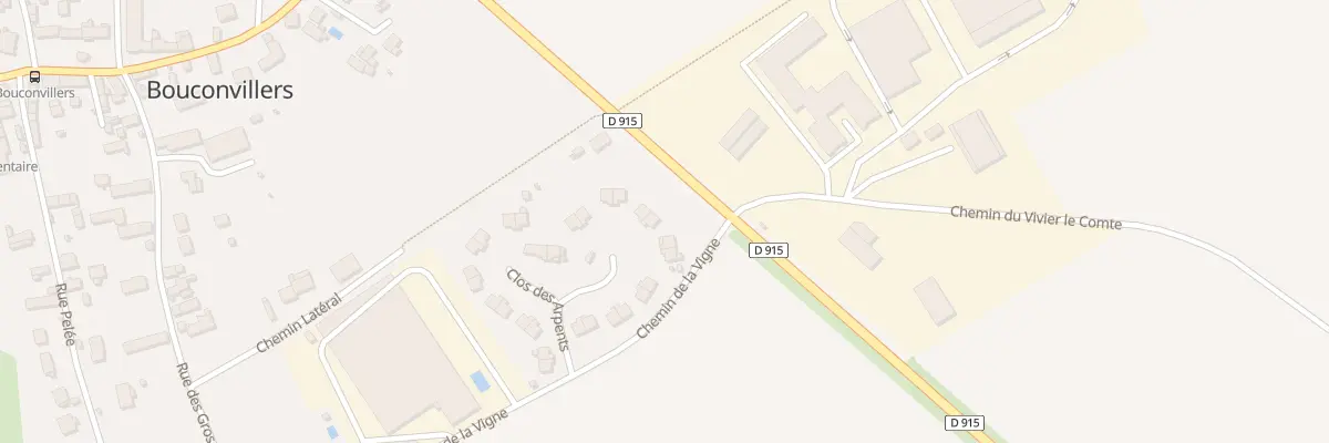 Plan du 20 Clos des Arpents à Bouconvillers