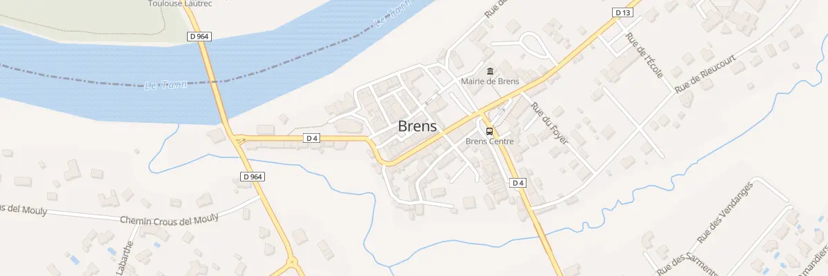 Plan du 5015 Grand’Rue à Brens