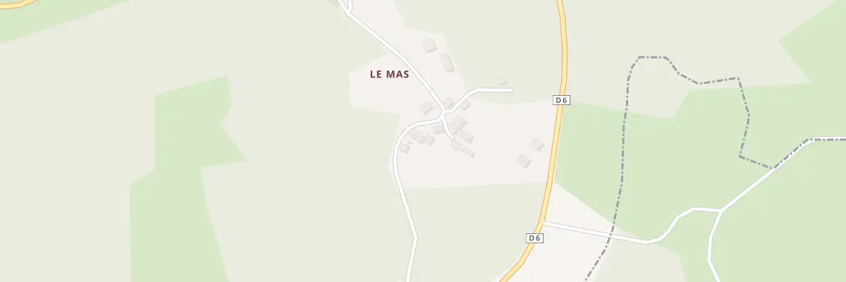 Plan du 14 Le Mas à Champsanglard