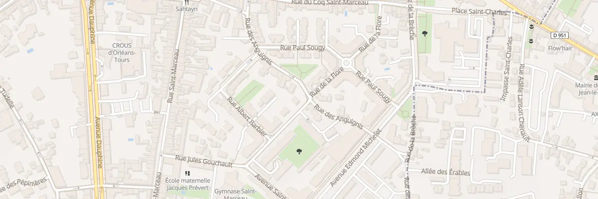Plan du 14B Rue des Anguignis à Orléans