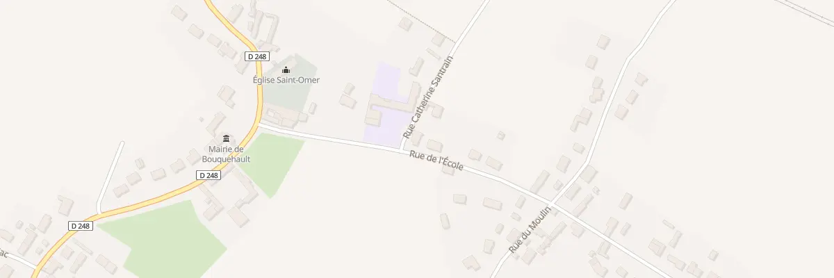Plan du 11 Rue de l’Ecole à Bouquehault