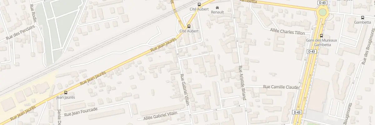 Plan du 11 Rue Gabriel Vilain aux Mureaux