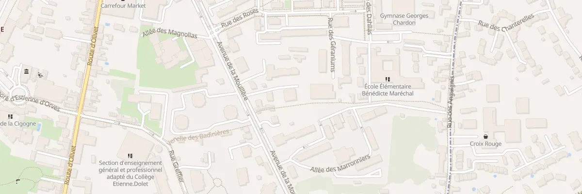 Plan du 51 Av de la Mouillère à Orléans